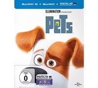 Pets 3D Steelbook Limited Edition (Blu-ray 3D + Blu-ray Disc + Bonus Disc) [3 Blu-ray]