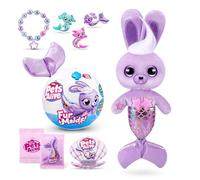 Pets Alive Furmaids di ZURU Sirena di peluche con luci interattive per bambine (Purple Bunny)