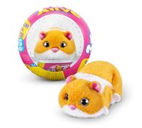 Pets Alive Hamster Mania by ZURU, Orange Hamster, Pet Nurture, Soft Toy, Real Alive, 20+ Sounds Interactive, Electronic Pet, (Orange)