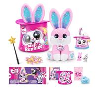 Pets Alive Magic Bunnies di ZURU Peluche magico elettronico e interattivo a sorpresa (Pink Bunny)