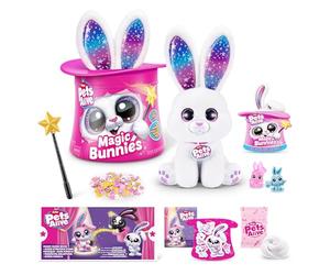 Pets Alive Magic Bunnies di ZURU Peluche magico elettronico e interattivo a sorpresa (White Bunny)