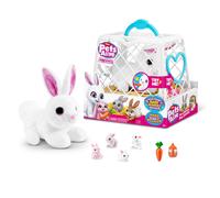 Pets Alive Mama Bunny Surprise di ZURU, giocattolo a sorpresa coniglio peluche realistico robotizzato elettronico per bambini.