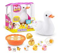 Pets Alive Mama Duck Surprise di ZURU Tenero peluche a sorpresa interattivo per