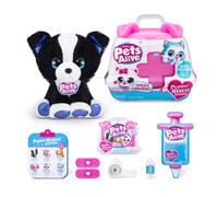 Pets Alive Pet Shop Surprise Series 3 Puppy Rescue by ZURU, Border Collie, Nurture Play, Toy Unboxing, Heal Adopt Interactive, Ultra Soft Plushies with Electronic Speak and Repeat