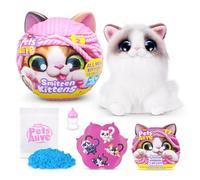Pets Alive Smitten Kittens Series 2 (Ragdoll) by ZURU: Peluche interattivo con 10 suoni, sorpresa unboxing, peluche morbido collezionabile per bambini dai 3 anni in su