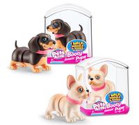 Pets Alive Zuru, giocattoli interattivi per cani che camminano, muovono e scuotono, giocattoli elettronici per cuccioli di Zuru, Shakin' Pups (Frenchie e Bassotto), giocattolo elettronico per cuccioli