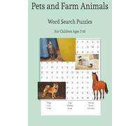 Pets and Farm Animals Word Search Puzzles For Children Ages 7-10