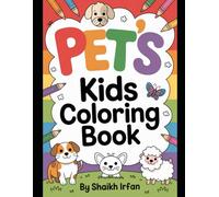 Pet's : children coloring book for kids ages 3-6