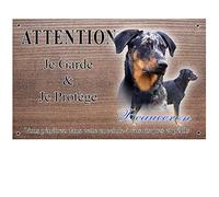Pets-Easy.com - Pannello o placca con Cane da Pastore di Beauce 30 x 15 cm
