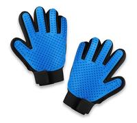 Pets First Guanti da toelettatura per Cani, Migliori Strumenti Professionali per deshedding, spazzolatura, Pulizia per Cani e Gatti di Taglia Piccola, Media o Grande, per Rimuovere peli e Pellicce,