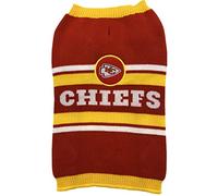 Pets First Maglione per cani NFL Kansas City Chiefs, caldo e comodo, lavorato a maglia, con logo della squadra NFL, per cani di taglia grande e piccola, colore della squadra (KCC-4179-MD)
