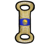 Pets First NBA Golden State Warriors Field Toy. - Tough Nylon Pet Toy con doppio rifinitura e cigolio interno una taglia (GSW-3030)