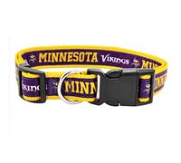 Pets First NFL Dog Collar. 32 NFL Squadre Disponibili in 4 Misure. Resistente, Forte e Durevole NFL Collare. Football Gear per Il Sporty Pup.