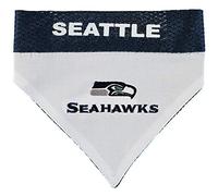 Pets First NFL Reversibile Bandana per Cani e Gatti. Mesh & Premium Ricamo Team Sciarpa Bandana. Dog Compleanni, Party, Giochi, Calcio. Pet Bandana Dual Sided Disponibile in 32 Squadre NFL & 2 Misure