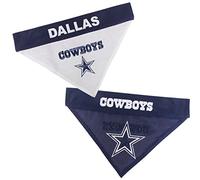 Pets First NFL Reversibile Bandana per Cani e Gatti. Mesh & Premium Ricamo Team Sciarpa Bandana. Dog Compleanni, Party, Giochi, Calcio. Pet Bandana Dual Sided Disponibile in 32 Squadre NFL & 2 Misure