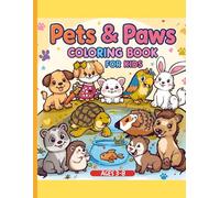 Pets & Paws Coloring Book for Kids