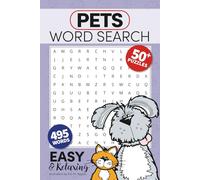 Pets Word Search Puzzle Book: Word Searches with Easy to Read Print about Pets, Animal Companions, Relaxing Pet Moments, and More | 6x9 inches, 112 ... … Gift for Pet Lovers, Holidays, and Downtime