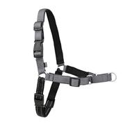PetSafe Cani Imbracatura Deluxe Easy Walk, Media, Grigio, Nylon, Acciaio/Nero, M