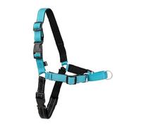 PetSafe EWH-D-HC-M-OCN Imbracatura Deluxe Easy Walking, Media, Blu, Nylon, Oceano/Nero