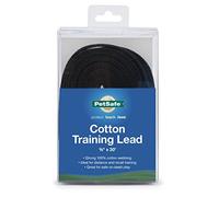 PetSafe Guinzaglio da addestramento per cani in cotone, ideale per razze piccole, medie e grandi, 9,1 m, 5/8 "x 30", nero