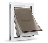 PetSafe - Porta per Animali in Alluminio per Climi Estremi Efficiente Energeticamente - Sistema di Aletta Isolata - Taglia Media per Gatti e Cani - Grande