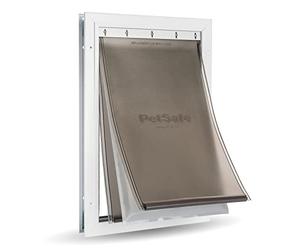PetSafe - Porta per Animali in Alluminio per Climi Estremi Efficiente Energeticamente - Sistema di Aletta Isolata - Taglia Media per Gatti e Cani - Media