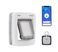 PetSafe - Porta per Animali SmartDoor Connessa, Abilitata per App, Ingresso Selettivo, Efficiente Energeticamente, Media