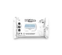 Petshine - Salviette igieniche per Cani e Gatti, Muschio Bianco e Aloe Vera, 40 Pezzi, Pulizia Delicata, Senza Alcool, fragranza Naturale, Adatte per Pelli sensibili