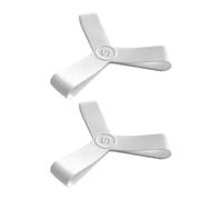 PETSOLA 2 Pezzi di Cinghie per, Attacchi per, Robuste Cinghie Elastiche in Silicone per Una Pinna, Adatte al Nuoto, White S 35 to 38