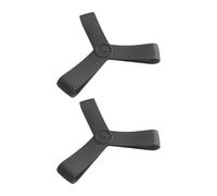 PETSOLA 2 Pezzi di Cinghie per, Attacchi per, Robuste Cinghie Elastiche in Silicone per Una Pinna, Adatte al Nuoto, Black S 35 to 38