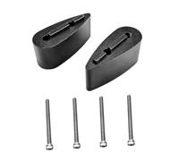 PETSOLA 2 Pezzi Riser Manubrio Bici Distanziali per Manubrio Triathlon Cuneo Regolabile Set Spessori Adattatori Carbonio Elevazione Adatto a Uso, 20mm