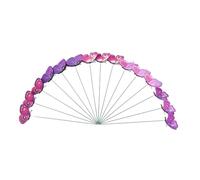 PETSOLA 24 Pezzi di da Giardino a Forma di Farfalla, Decorazioni a Farfalla per Esterni, Cortile, Ornamenti Decorativi per Prato per Bouquet di Inaugu, Viola