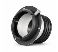PETSOLA Adattatore Flash Fotocamera Anello Studio per Collegare Diffusori Staffa Resistente in Metallo con Bloccaggio Rapido Interno Argento Riflettente , Adattatore Da Bowens A Profoto