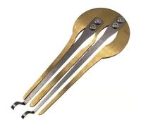 PETSOLA Arpa Ebraica Bocca Portatile | Ideale per Fare Pratica, strumento a bocca Ganascia, Compatto, Strumento le, Sessioni Acustiche, Oro, 60, Doppio Filo