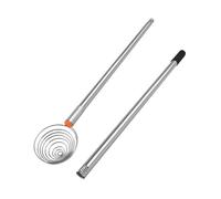 PETSOLA Attrezzo per La Raccolta delle Arachidi, Setaccio per Purè di Patate, Manico Lungo Estensibile, Attrezzo per La Raccolta dei Gusci Staccabile, Attrezz