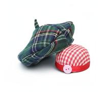 PETSOLA Berretto Bambola Abbigliamento Set Cappello Sciarpa Accessori BJD Pupazzo Abito Tessuto Morbido Finitura Accogliente Combinazioni Versatili Adatto a, Verde, Size to 1