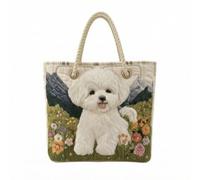 PETSOLA Borsa Trapuntata con Manici in Corda Capiente Borsa con Manici in Corda Morbida Tote Bag per il Litorale