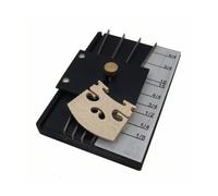 PETSOLA Bridge Marker Strumento Segnatore Ponte Violino Viola Violoncello Marcatore Scanalature Regolabile in Alluminio con in Ottone Compatibile con Misure