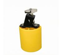 PETSOLA Campanaccio con Supporto Regolabile | Robusto, Campanaccio da Batteria, Durevole, Campana metal, per Casa, Bambini, Giallo, S