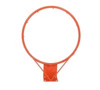 PETSOLA Canestro da Basket per Bambini Anello Rete Tabellone Supporto Cerchio in Acciaio Resistente con Molla Antiurto E Piastra Posteriore Montaggio a Muro