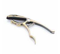 PETSOLA Capotasto per Chitarra Capo Professionale String Clip Morsetto Struttura in Lega di Zinco Durevole E Pressione Uniforme Senza Ronzii per Chitarra, Oro