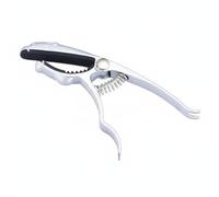 PETSOLA Capotasto per Chitarra Capo Professionale String Clip Morsetto Struttura in Lega di Zinco Durevole E Pressione Uniforme Senza Ronzii per Chitarra, Argento