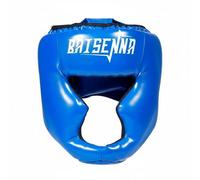 PETSOLA Casco da Protettivo con Ampia Chiusura a Doppio Gancio Imbottitura Spessa E Protezione per le Orecchie Adatto a Allenamento Marziali Sparring per Principianti Adulti E Bambini, Blu, L