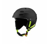 PETSOLA Casco da Sciistica Adulto Design Sfumato Casco Sciistica Antishock Copricapo Rigido per Montagna, Nero, S【51-54CM】