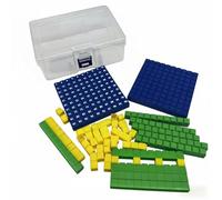 PETSOLA Children Arithmetic Aid Blocco Supporto Matematica Didattica Set Manipolativi Plastica Educazione Aritmetica Adatto per Insegnamento Bambini Gioco Educativo, Modulare 62-Pz