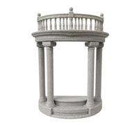 PETSOLA Colonna Romana Decorativo Supporto con Balaustra Architettonico Espositore a Colonna per Collezionisti, Modellisti