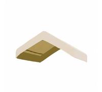 PETSOLA Copertura Impermeabile Antipioggia Copertura Superiore Facile da Pulire Parasole per Parcheggio, Campeggio, Giardino, Bianco Riso, 3x3m