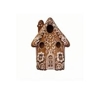 PETSOLA Costume a Forma di Casetta Pane di Dolce Vivace Costume Natalizio Pane Dolce Traspirante Travestimento per Bambini