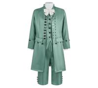 PETSOLA da Frac con Gilet Carnevale Frac Formale Costume con Pantaloni per Attori, Scena