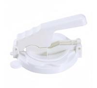 PETSOLA Dumpling Pressa per Ravioli Dispositivo per Sfoglie Stampo per Involucri Utensile da Cucina PP Alimentare Crea Sfoglie Sottili E Uniformi Presa, Bianco